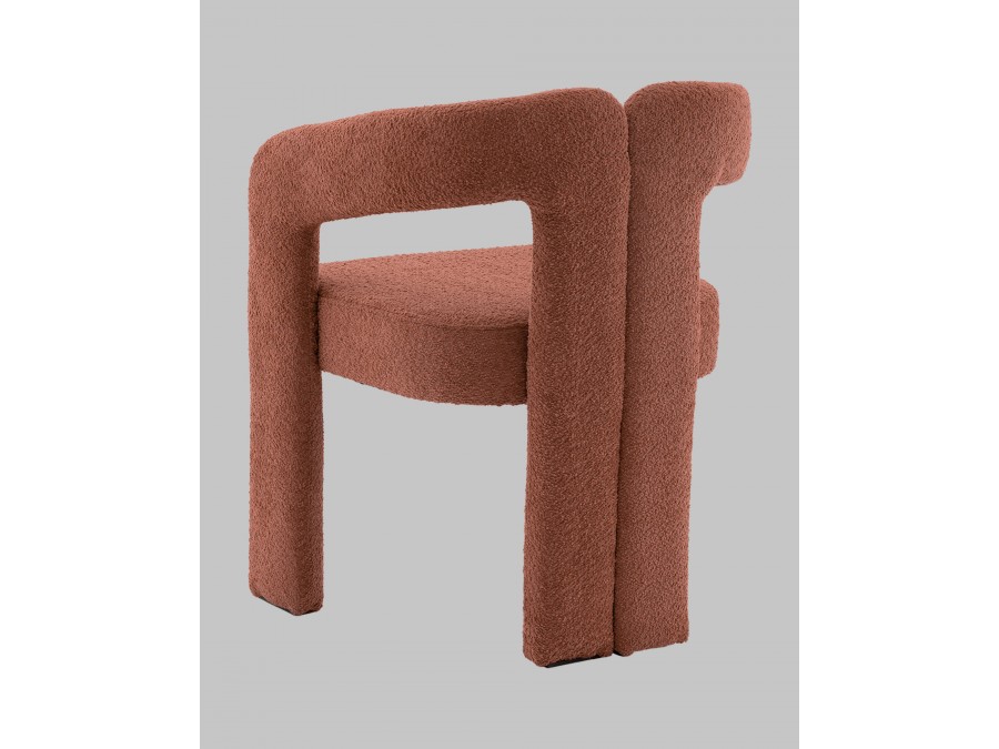 Стул Болинджер букле терракотовый