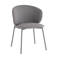 Стул Блейз велюр серый