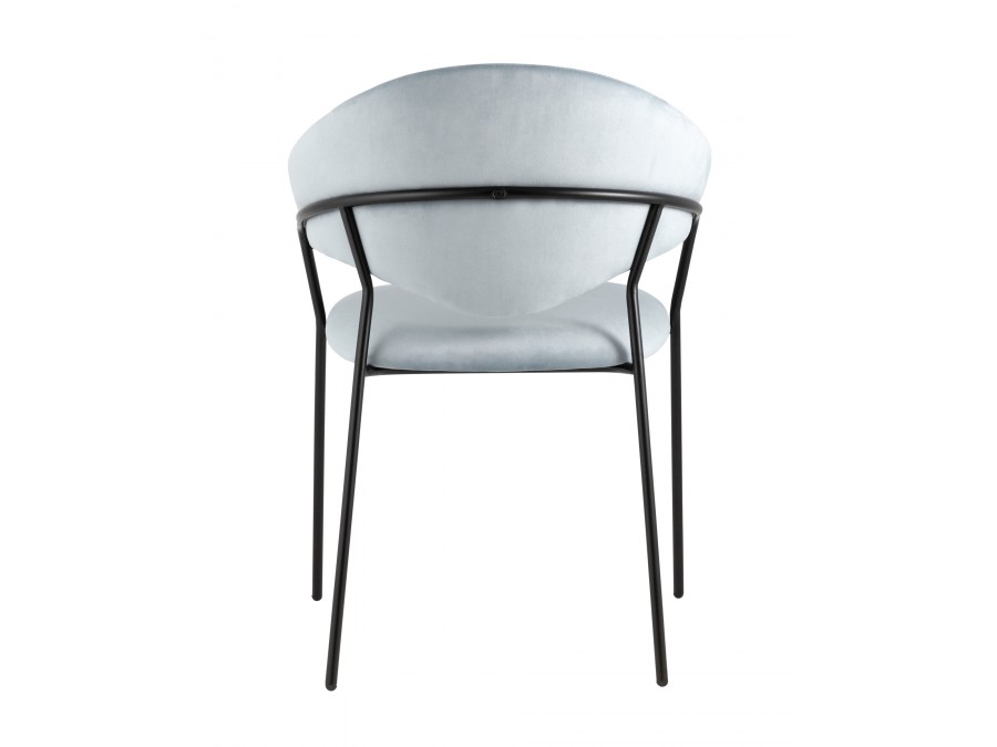 Стул Алексис велюр пыльно-голубой