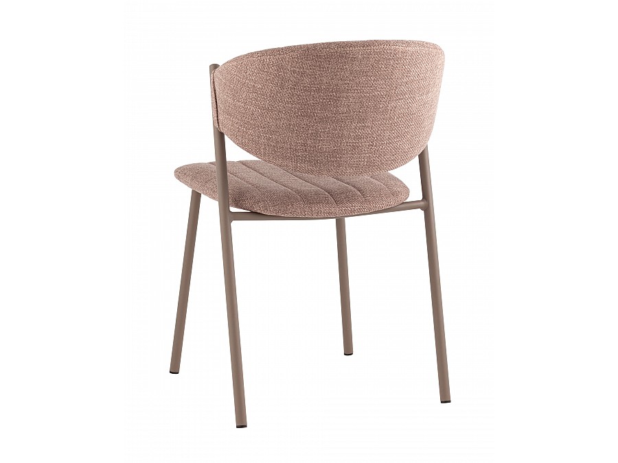 Стул Харпер ткань рогожка капучино каркас бежево-серый матовый