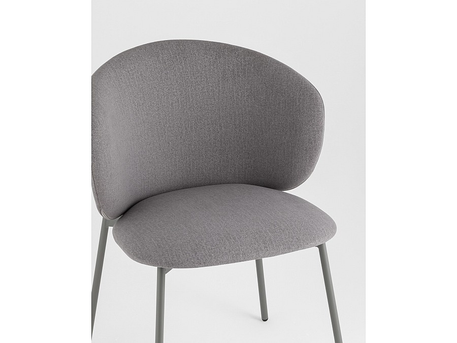 Стул Блейз велюр серый