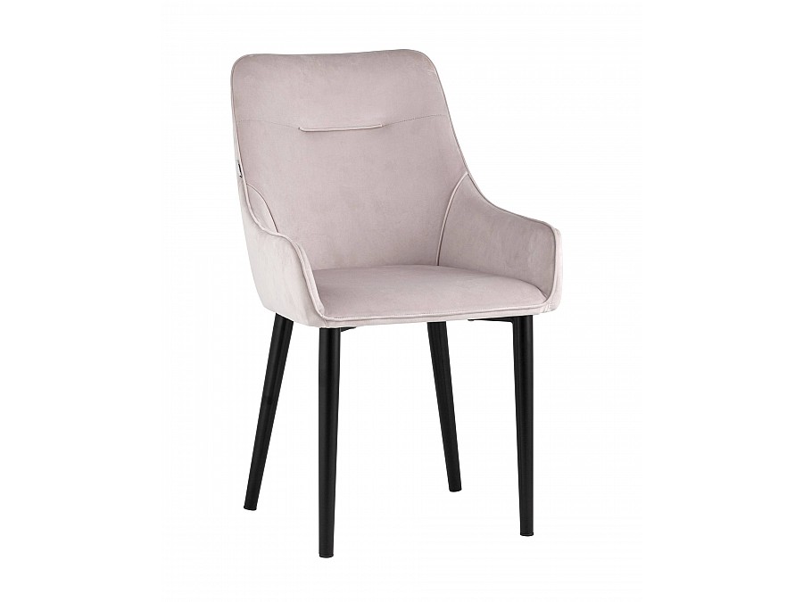 Стул Джоан велюр светло-розовый