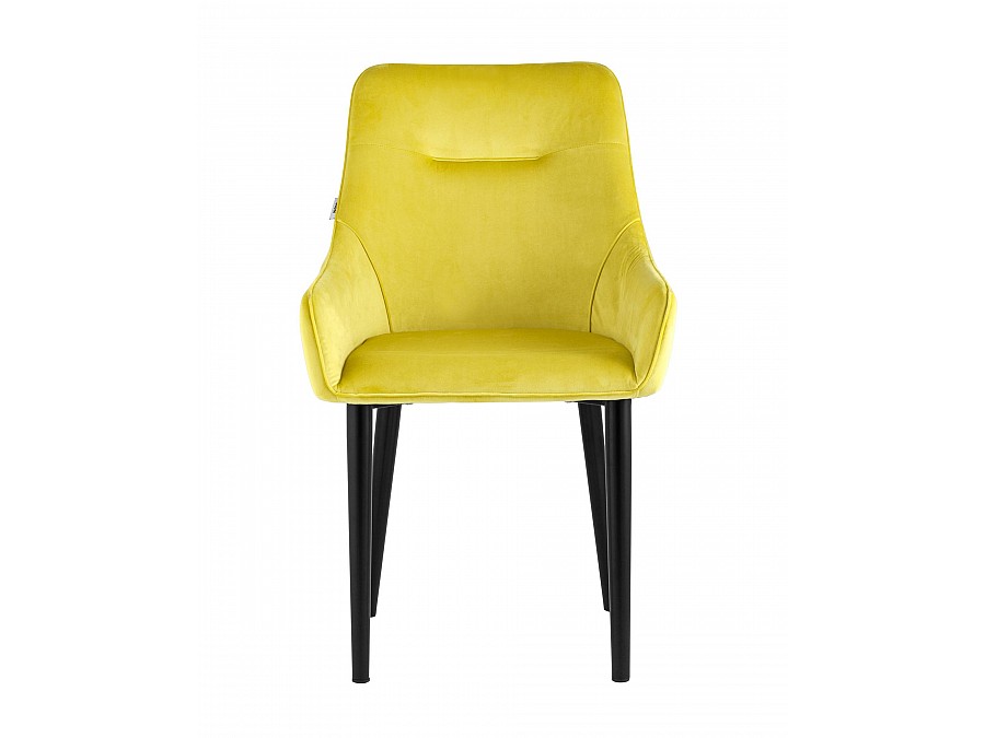 Стул Джоан велюр жёлтый