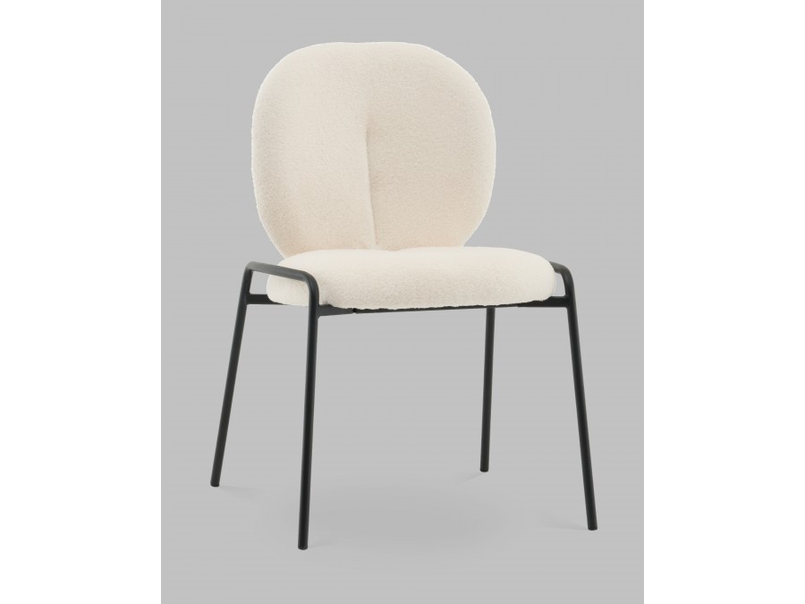 Стул Моллек букле молочный