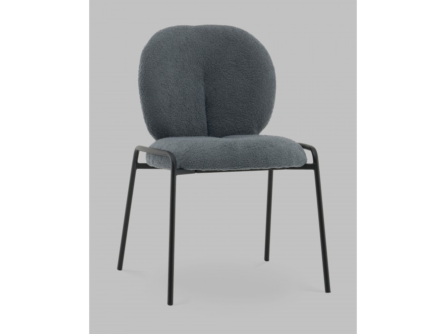 Стул Моллек букле темно-серый