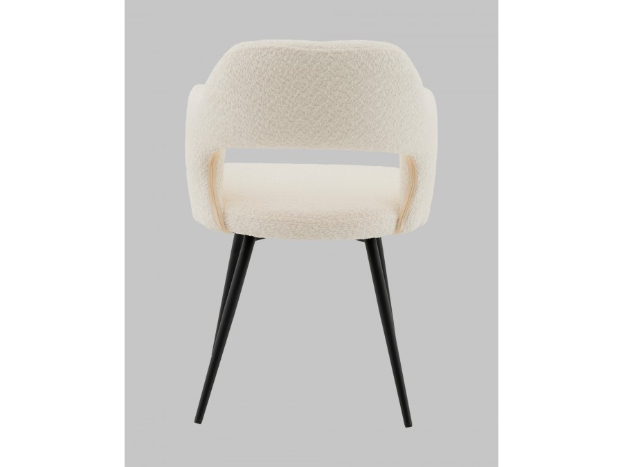 Стул Роккиана букле молочный