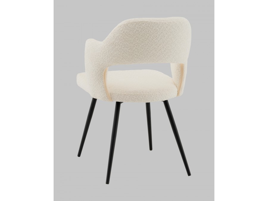 Стул Роккиана букле молочный