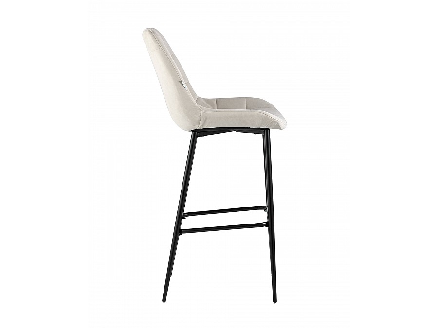 Стул барный Флекс велюр бежевый