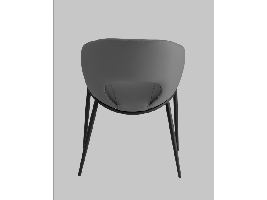 Стул Вивьен экокожа серый