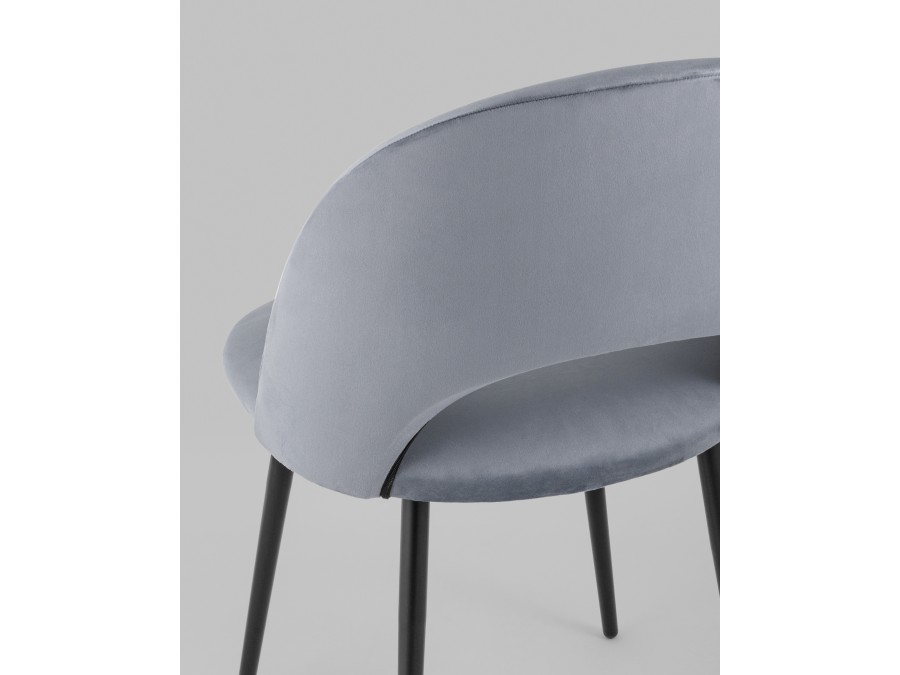 Стул Меган SN велюр серый