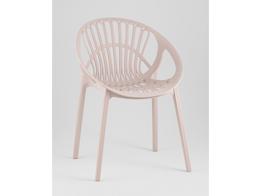 Стул Takeo пластик нежно-розовый