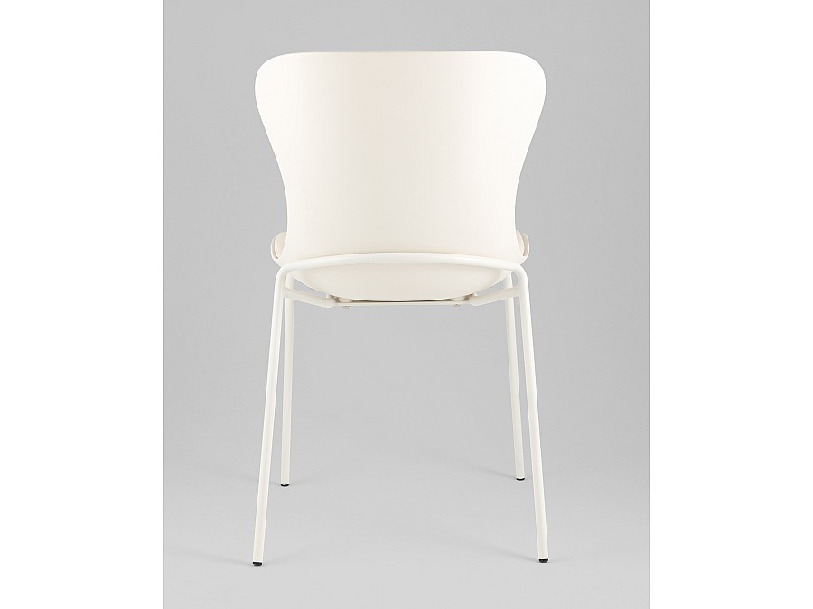 Стул Shaya с подушкой пластик молочный