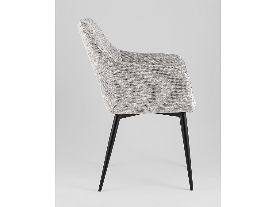 Стул обеденный Lynet рогожка светло-серый