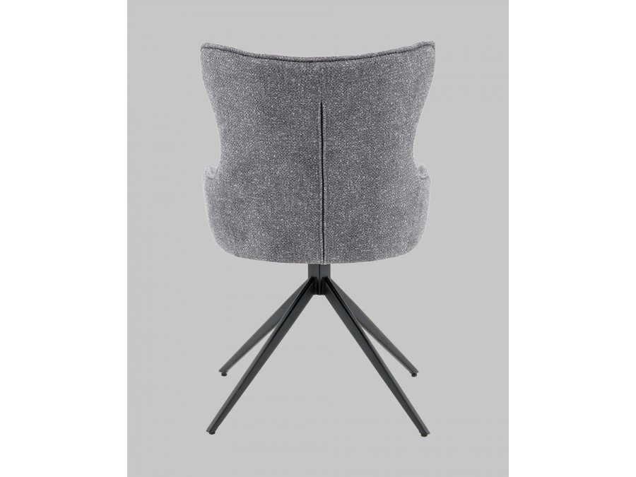 Стул Carlene вращающийся серый