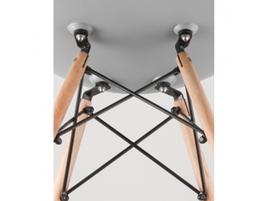 Стул Eames Style DSW оранжевый (разборный каркас)