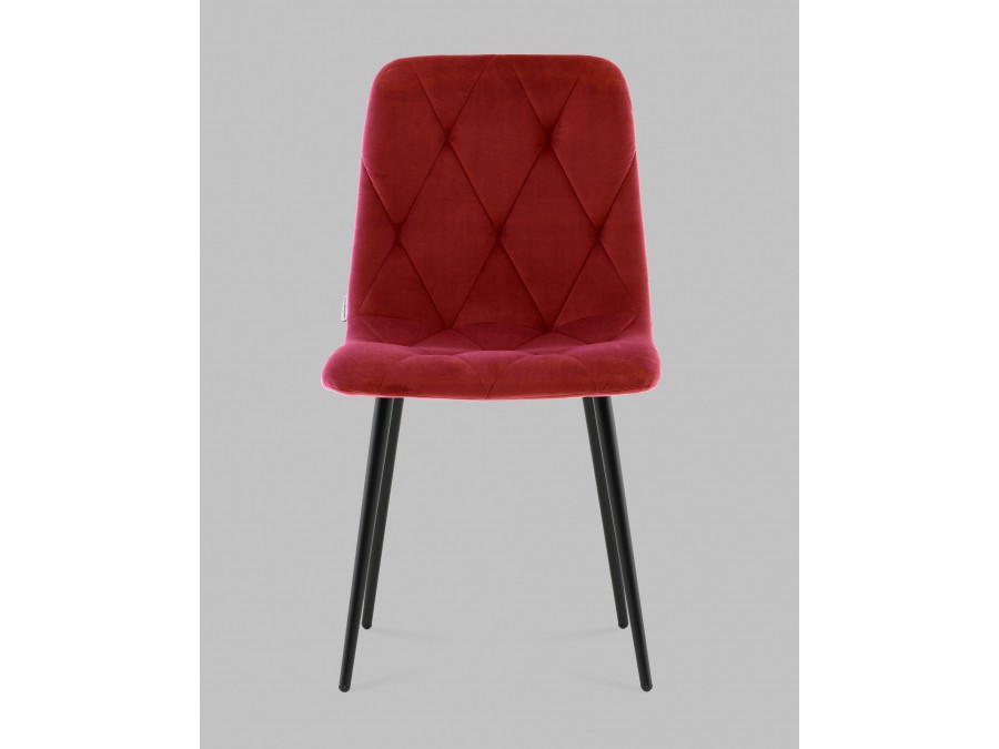 Стул Одди Diamond велюр красный