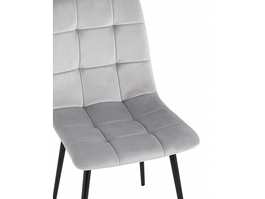 Стул Одди велюр светло-серый