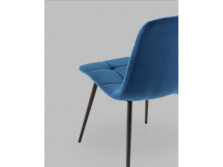 Стул Одди NEW велюр синий