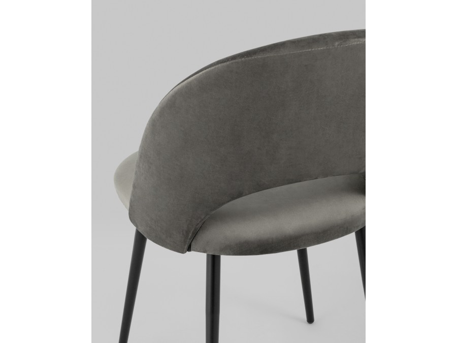 Стул Меган SN велюр тёмно-серый