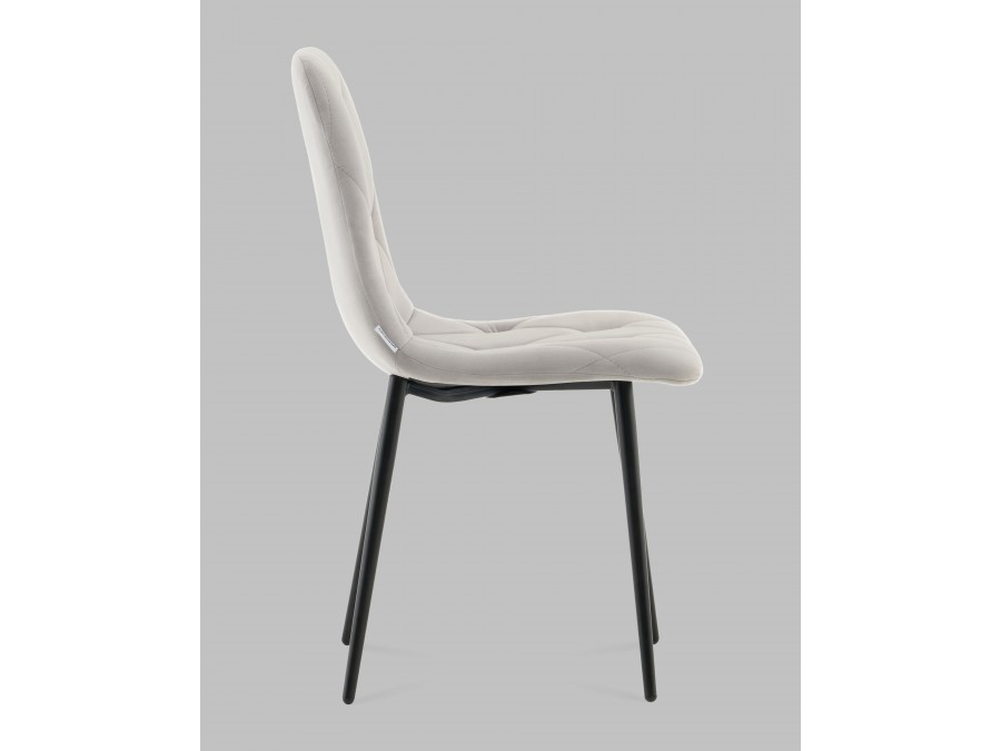 Стул Одди Diamond велюр светло-серый