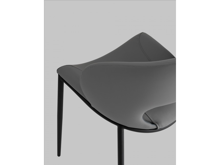 Стул Вивьен экокожа серый