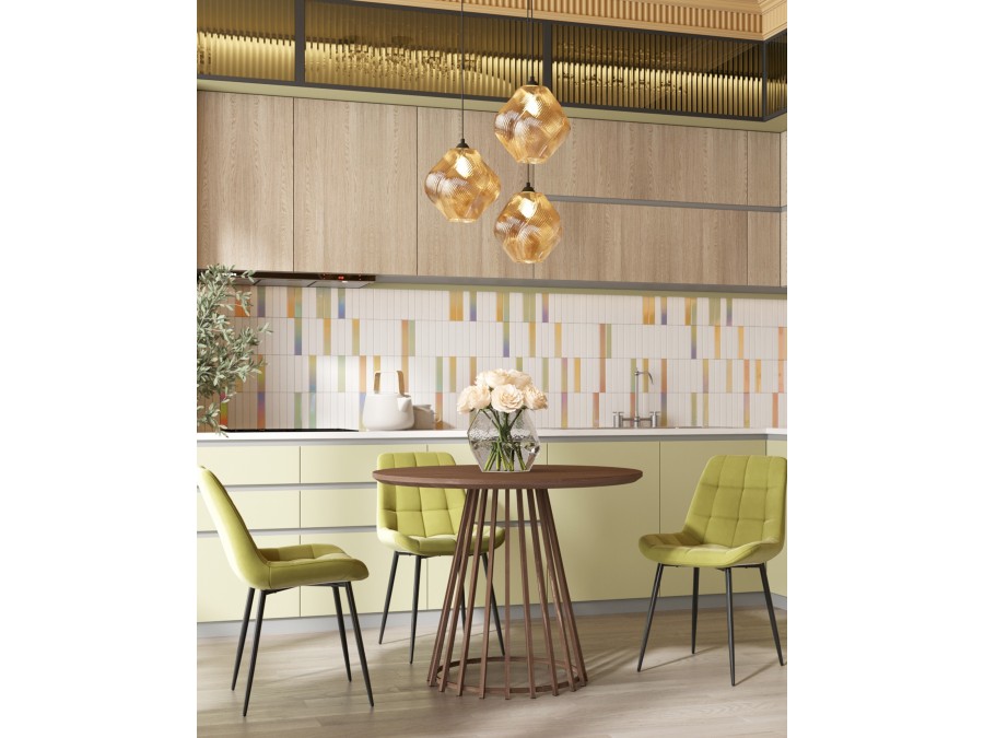 Стул Флекс N велюр оливковый