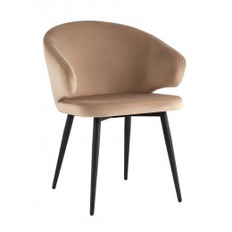 Стул с подлокотниками Codo велюр капучино