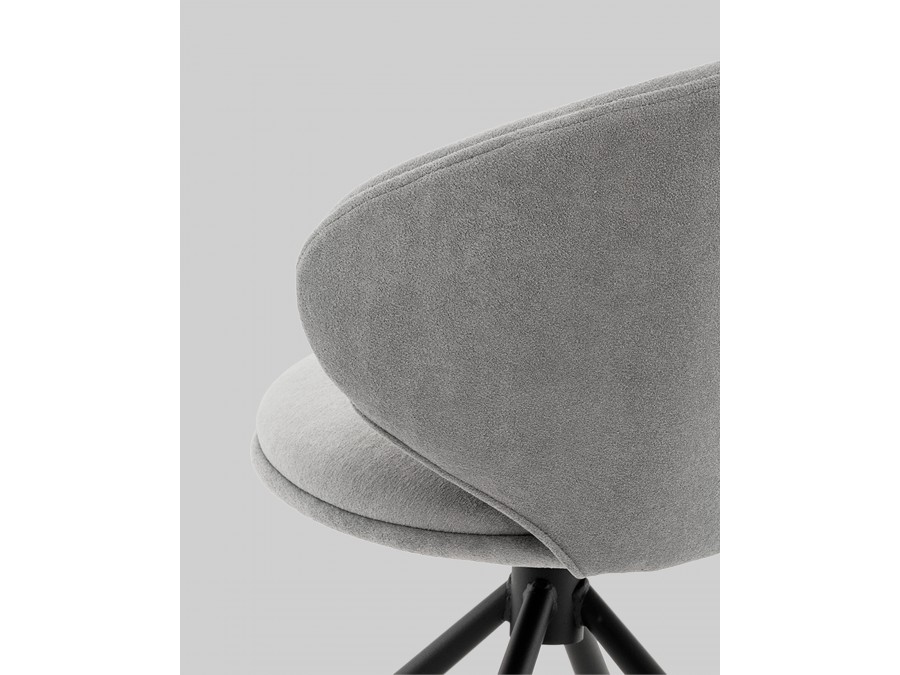 Стул Труфальд велюр светло-серый