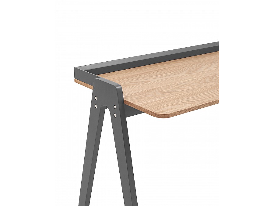Стол письменный Pyramid 118*53 светлое дерево/серый