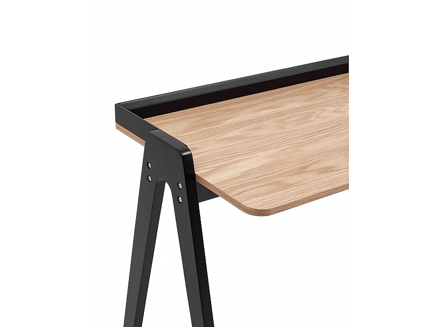 Стол письменный Pyramid 118*53 светлое дерево/черный