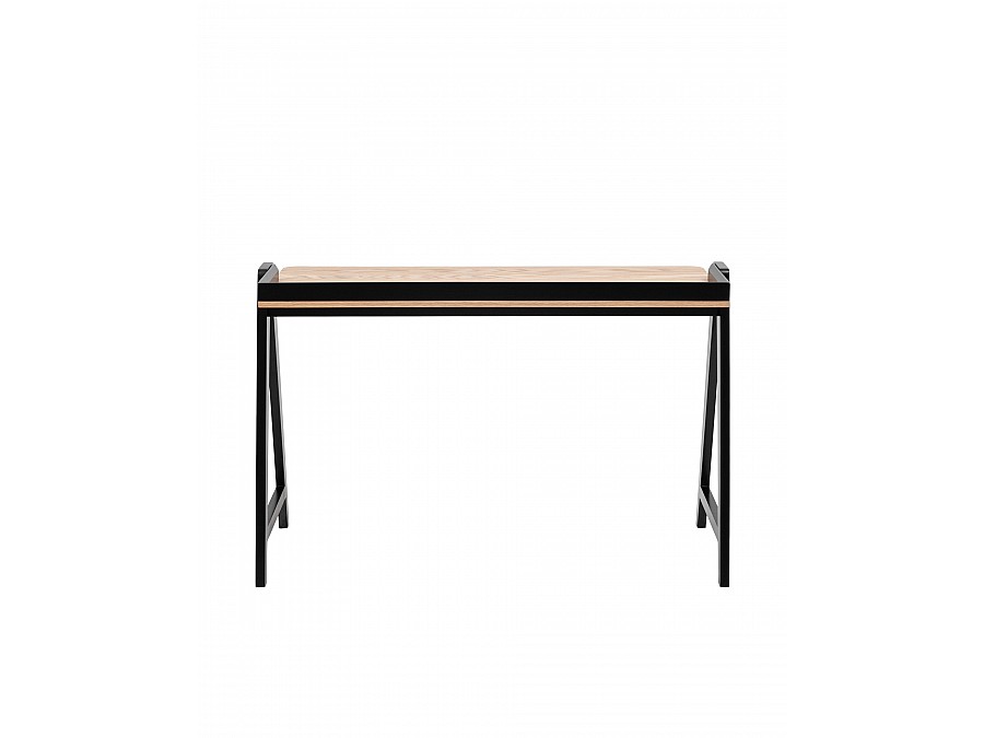 Стол письменный Pyramid 118*53 светлое дерево/черный