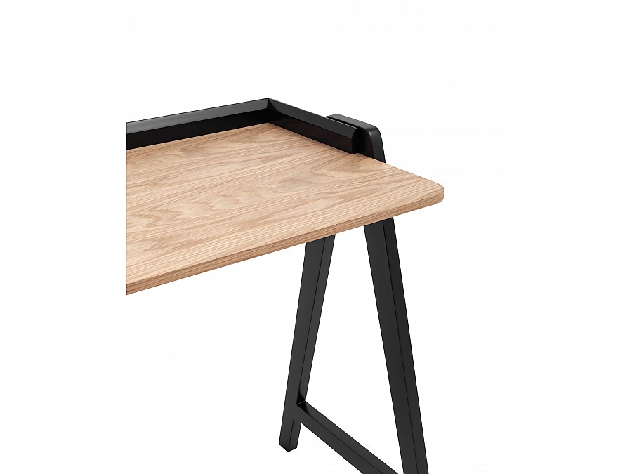 Стол письменный Pyramid 118*53 светлое дерево/черный