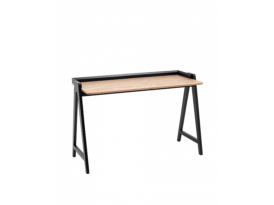 Стол письменный Pyramid 118*53 светлое дерево/черный