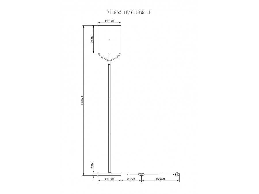Торшер Moderli V11852-1F Inari