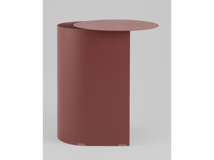 Журнальный столик Floire металл бордовый