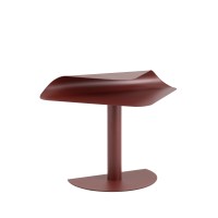 Журнальный столик Cornea металл бордовый