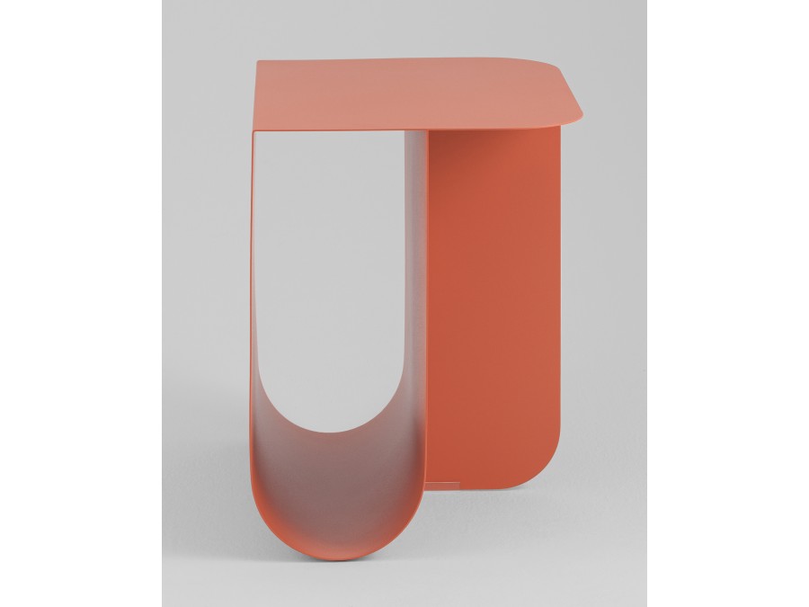 Журнальный столик Laure металл красный