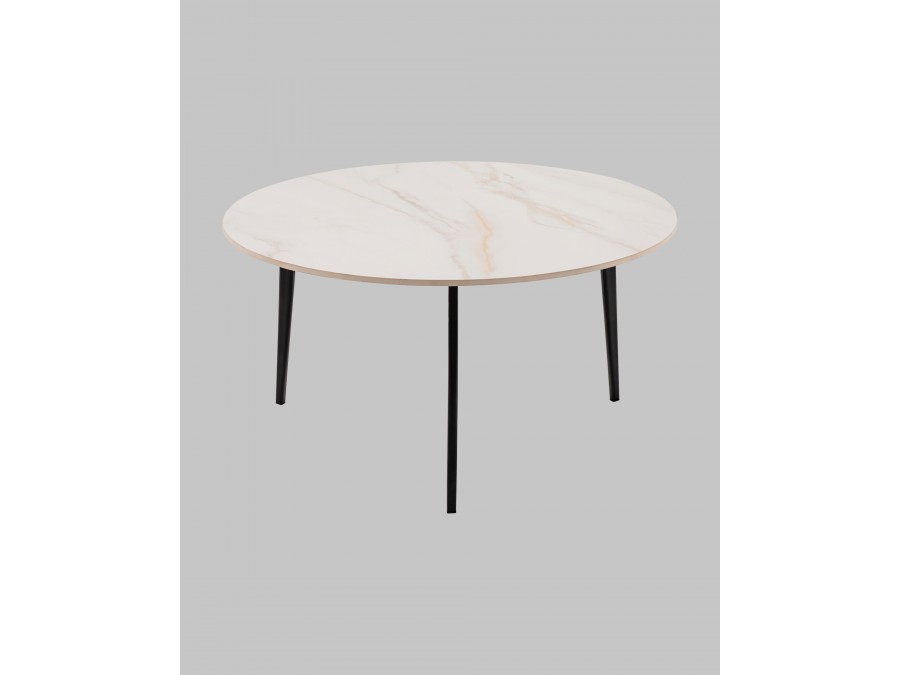 Журнальный столик Aliara светлая керамика