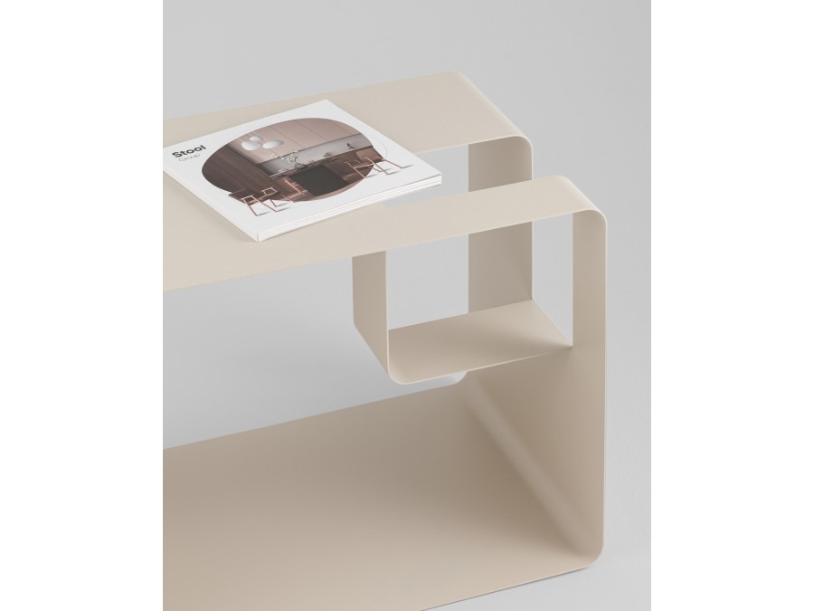 Журнальный столик Viwa металл светло-серый