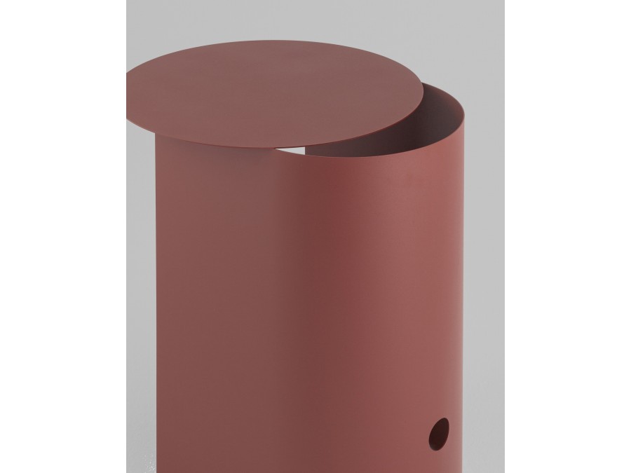 Журнальный столик Floire металл бордовый