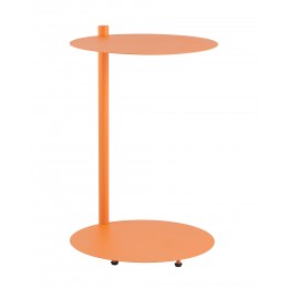 Журнальный столик Siara металл оранжевый