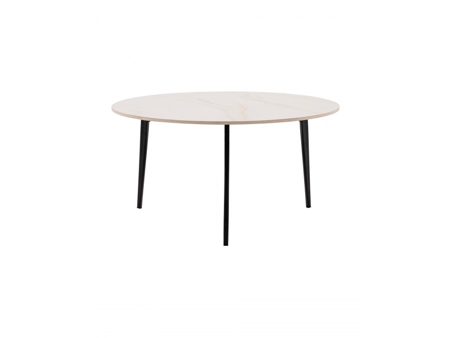 Журнальный столик Aliara светлая керамика