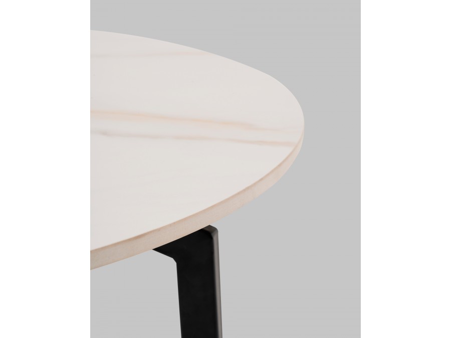 Журнальный столик Aliara светлая керамика