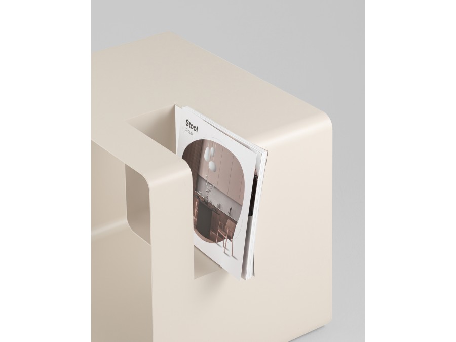 Журнальный столик Viwa металл светло-серый