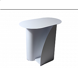 Журнальный столик Yvaine металл белый