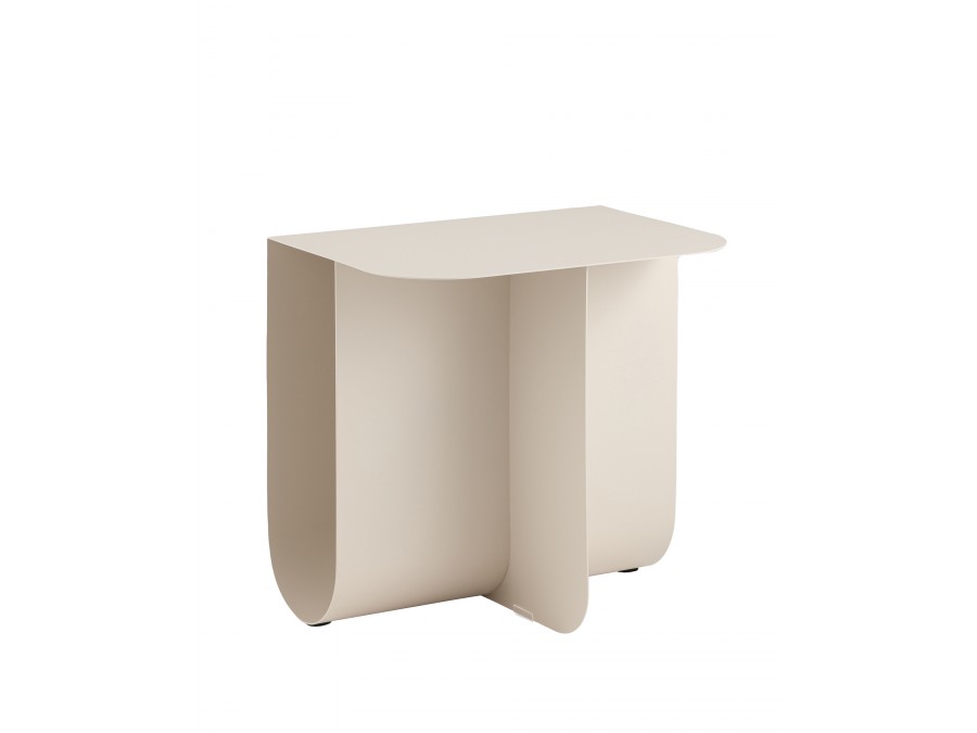 Журнальный столик Laure металл светло-серый