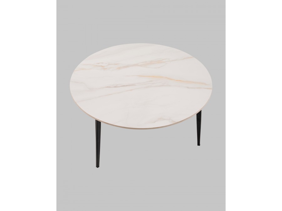 Журнальный столик Aliara светлая керамика