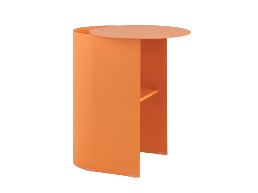 Журнальный столик Floire металл оранжевый