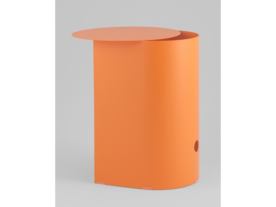 Журнальный столик Floire металл оранжевый