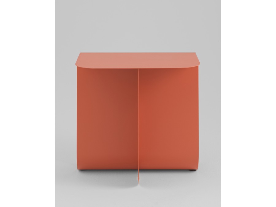 Журнальный столик Laure металл красный